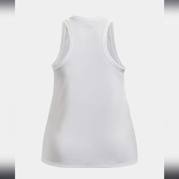 3X New Plus Size White Under Armour Workout racerback tank top women's shirt - Picture 3 of 7